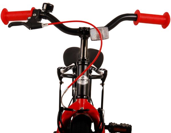Volare Thombike Kinderfiets – Jongens – 14 inch – Zwart Rood