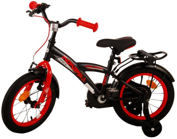 Volare Thombike Kinderfiets – Jongens – 14 inch – Zwart Rood