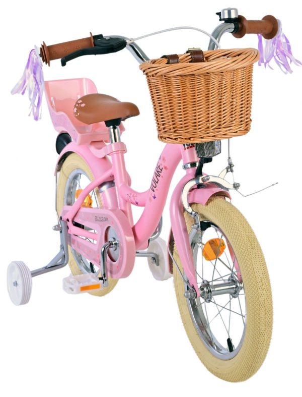 Volare Blossom Kinderfiets – Meisjes – 14 inch – Roze