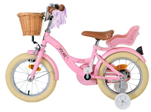 Volare Blossom Kinderfiets – Meisjes – 14 inch – Roze