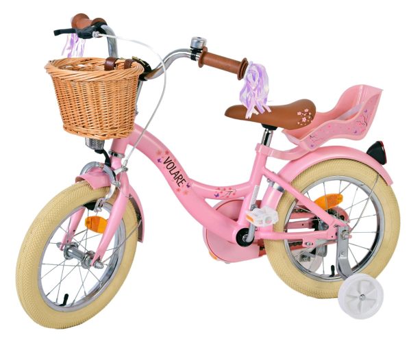 Volare Blossom Kinderfiets – Meisjes – 14 inch – Roze