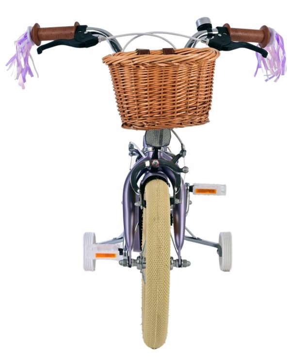 Volare Blossom Kinderfiets – Meisjes – 14 inch – Paars – Twee Handremmen