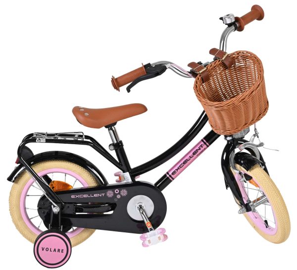 Volare Excellent Kinderfiets – Meisjes – 12 inch – Zwart