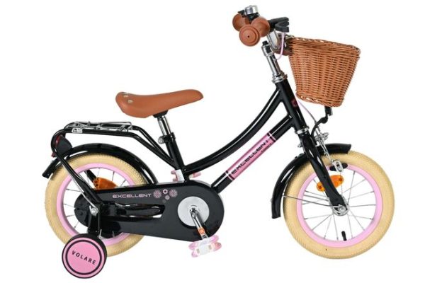 Volare Excellent Kinderfiets – Meisjes – 12 inch – Zwart