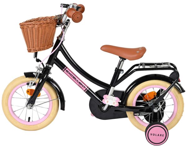 Volare Excellent Kinderfiets – Meisjes – 12 inch – Zwart