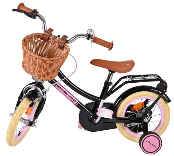 Volare Excellent Kinderfiets – Meisjes – 12 inch – Zwart
