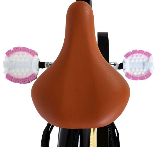 Volare Excellent Kinderfiets – Meisjes – 18 inch – Zwart – 95% afgemonteerd