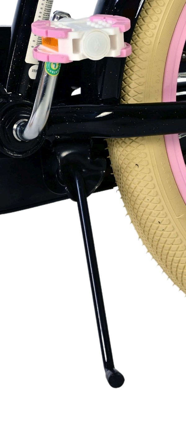 Volare Excellent Kinderfiets – Meisjes – 18 inch – Zwart – 95% afgemonteerd