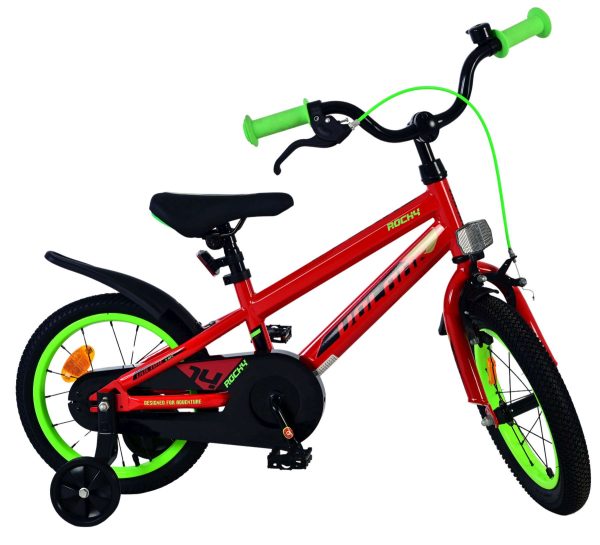 Volare Rocky Kinderfiets – Jongens – 14 inch – Rood