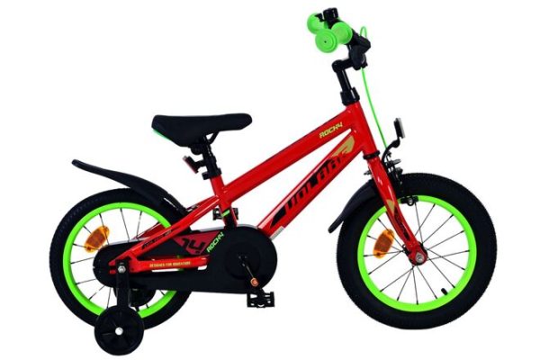 Volare Rocky Kinderfiets – Jongens – 14 inch – Rood