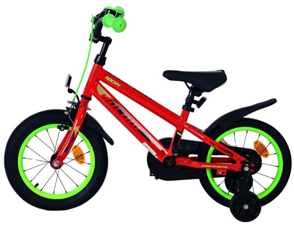 Volare Rocky Kinderfiets – Jongens – 14 inch – Rood