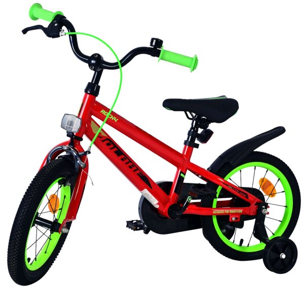 Volare Rocky Kinderfiets – Jongens – 14 inch – Rood