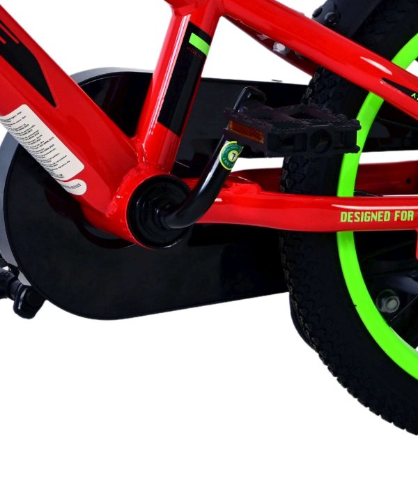 Volare Rocky Kinderfiets – Jongens – 14 inch – Rood