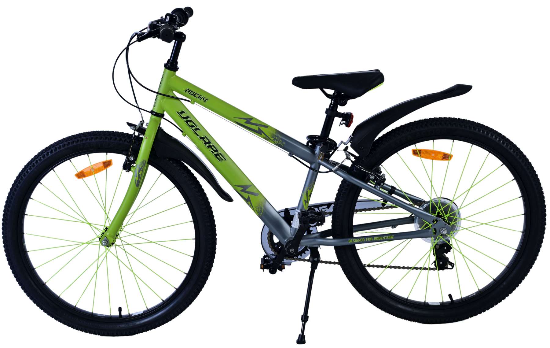 Volare Rocky Kinderfiets – 24 inch – Groen – 7 speed Volare Rocky Kinderfiets – 24 inch – Groen – 7 speed