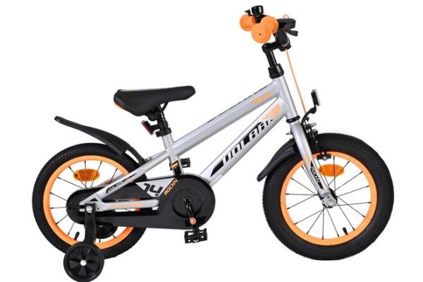 Volare Rocky Kinderfiets – Jongens – 14 inch – Grijs