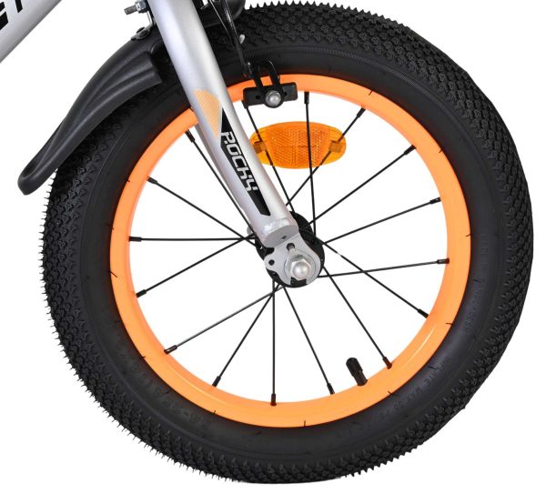 Volare Rocky Kinderfiets – Jongens – 14 inch – Grijs
