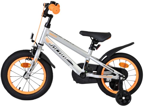 Volare Rocky Kinderfiets – Jongens – 14 inch – Grijs