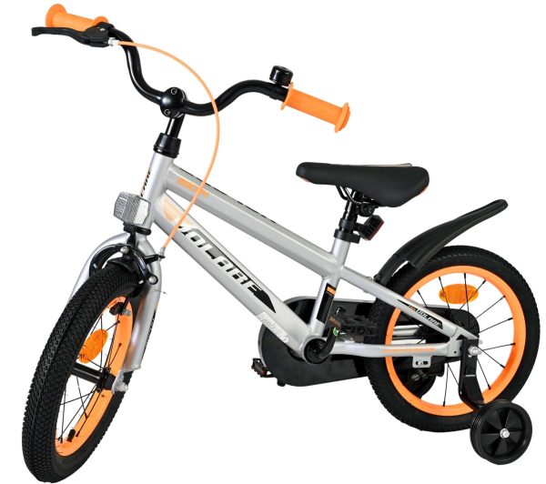 Volare Rocky Kinderfiets – Jongens – 14 inch – Grijs