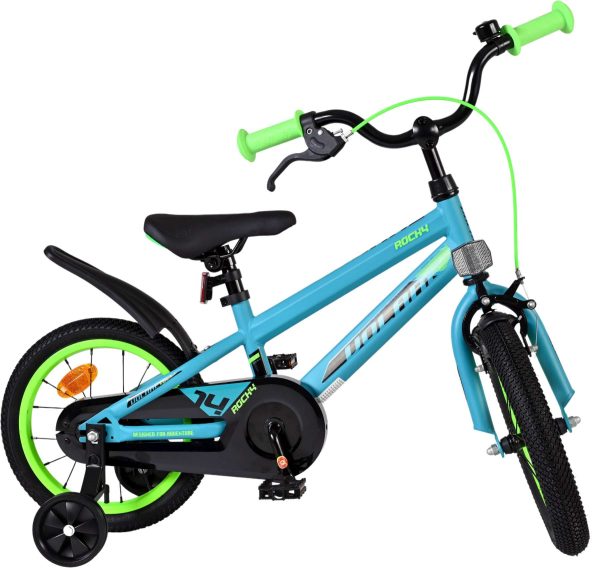 Volare Rocky Kinderfiets – Jongens – 14 inch – Groen