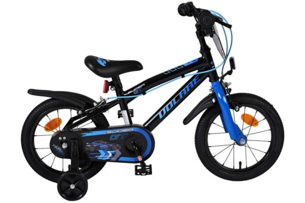 Volare Super GT Kinderfiets – Jongens – 14 inch – Blauw – Twee handremmen