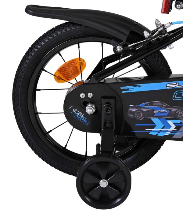 Volare Super GT Kinderfiets – Jongens – 14 inch – Blauw – Twee handremmen