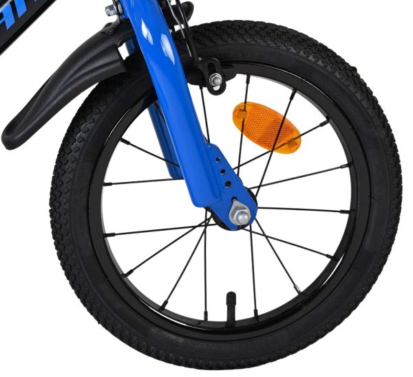 Volare Super GT Kinderfiets – Jongens – 14 inch – Blauw – Twee handremmen