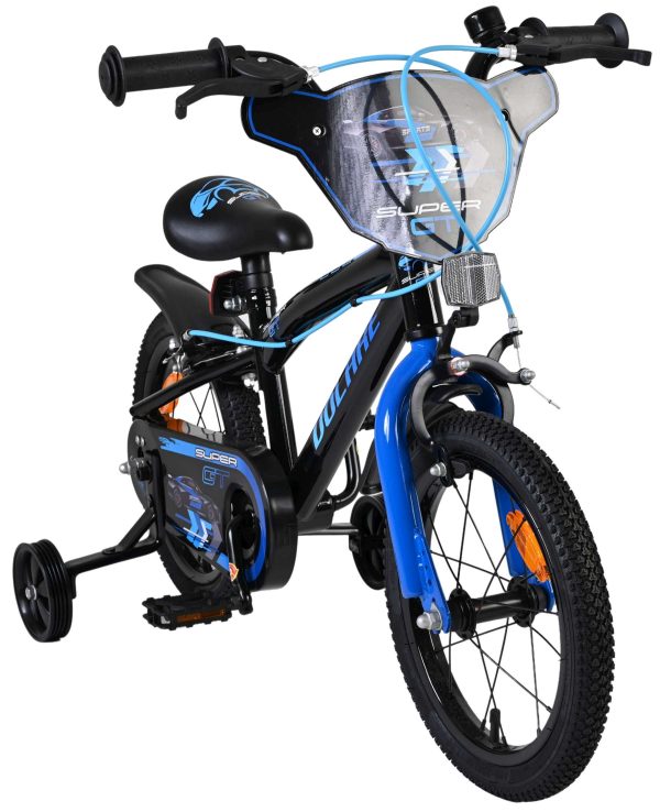 Volare Super GT Kinderfiets – Jongens – 14 inch – Blauw – Twee handremmen