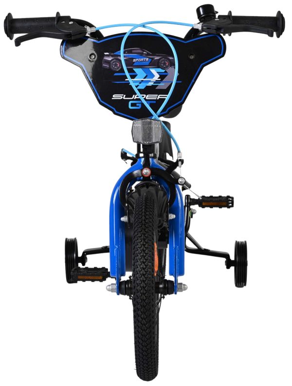 Volare Super GT Kinderfiets – Jongens – 14 inch – Blauw – Twee handremmen