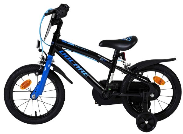 Volare Super GT Kinderfiets – Jongens – 14 inch – Blauw – Twee handremmen