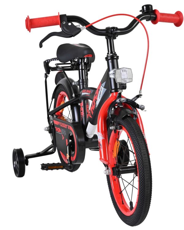 Volare Thombike Kinderfiets – Jongens – 14 inch – Zwart Rood