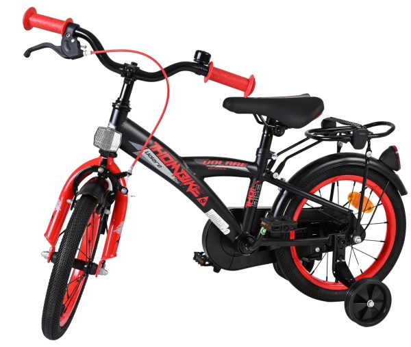 Volare Thombike Kinderfiets – Jongens – 14 inch – Zwart Rood