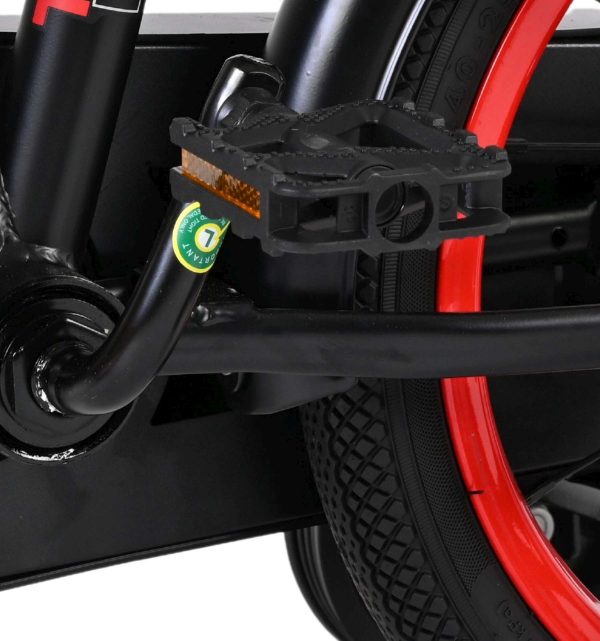 Volare Thombike Kinderfiets – Jongens – 14 inch – Zwart Rood