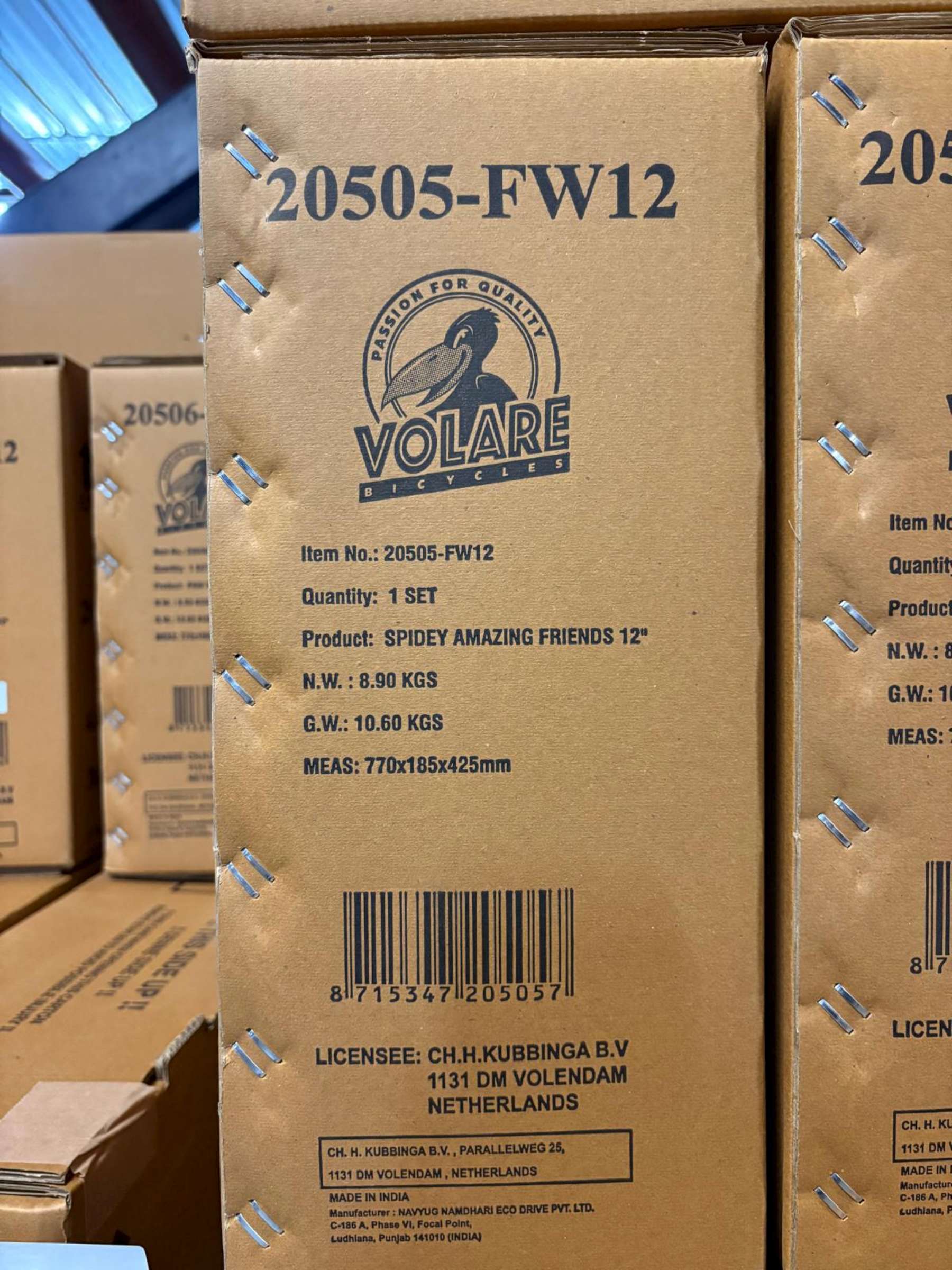 Spidey Kinderfiets – Jongens – 12 inch – Blauw – Twee handremmen Spidey Kinderfiets – Jongens – 12 inch – Blauw – Twee handremmen