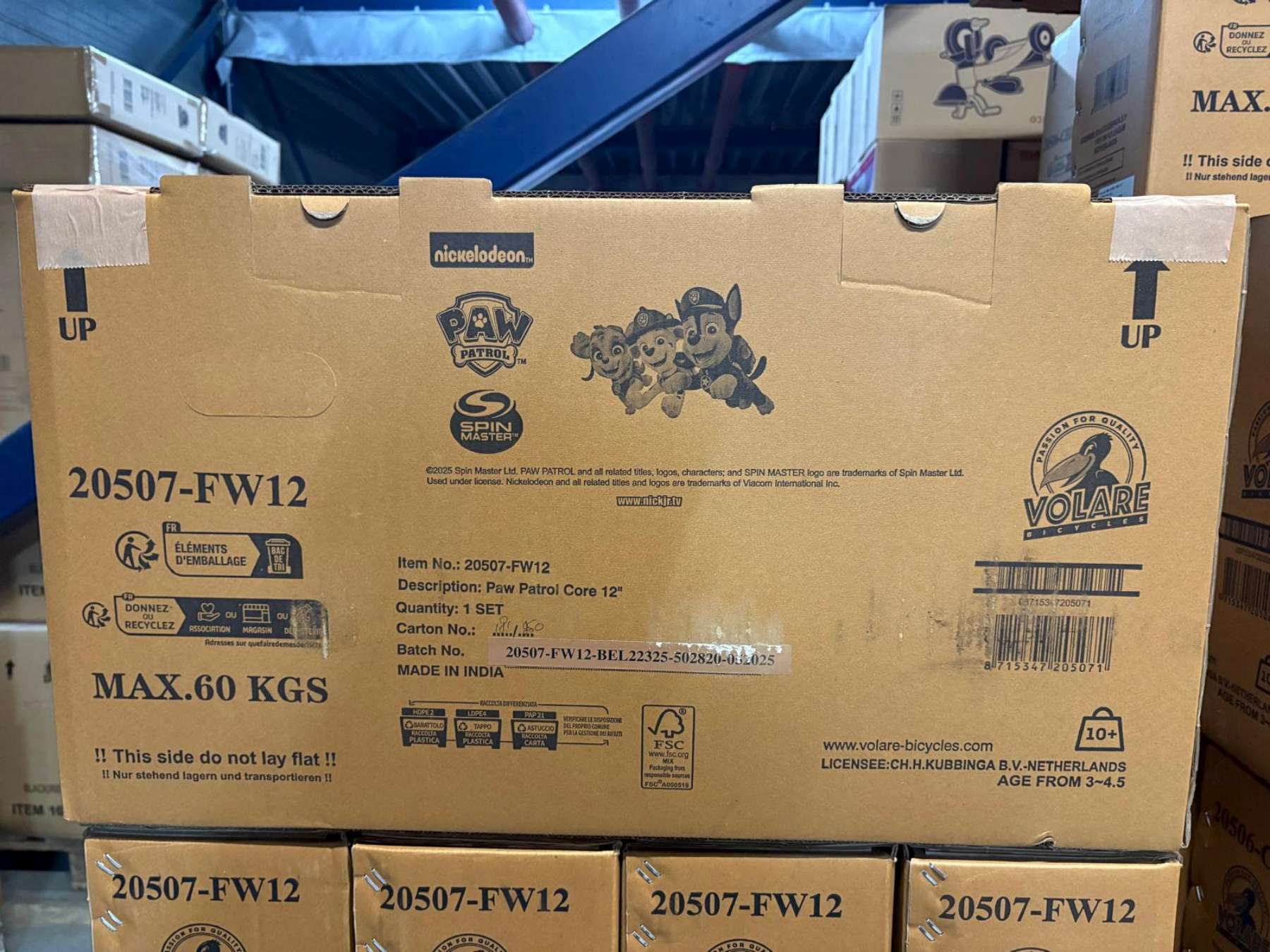 Paw Patrol Kinderfiets – Jongens – 12 inch – Twee handremmen Paw Patrol Kinderfiets – Jongens – 12 inch – Twee handremmen