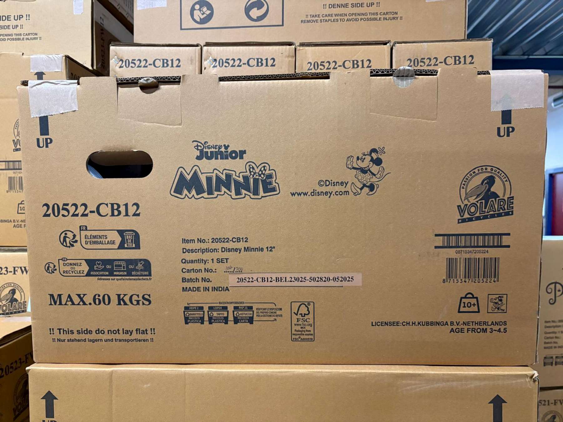 Minnie Cutest Ever! Kinderfiets – Meisjes – 12 inch – Roze Minnie Cutest Ever! Kinderfiets – Meisjes – 12 inch – Roze