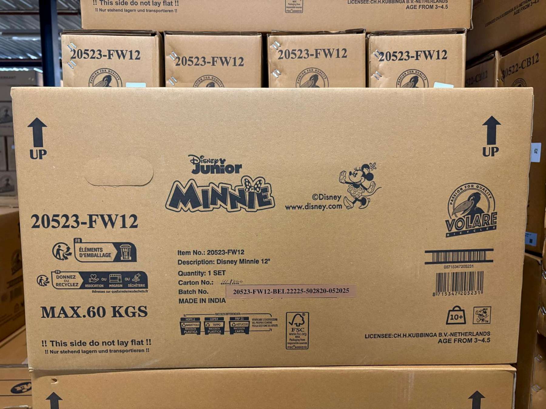 Disney Minnie Cutest Ever! Kinderfiets – Meisjes – 12 inch – Roze – Twee handremmen Disney Minnie Cutest Ever! Kinderfiets – Meisjes – 12 inch – Roze – Twee handremmen