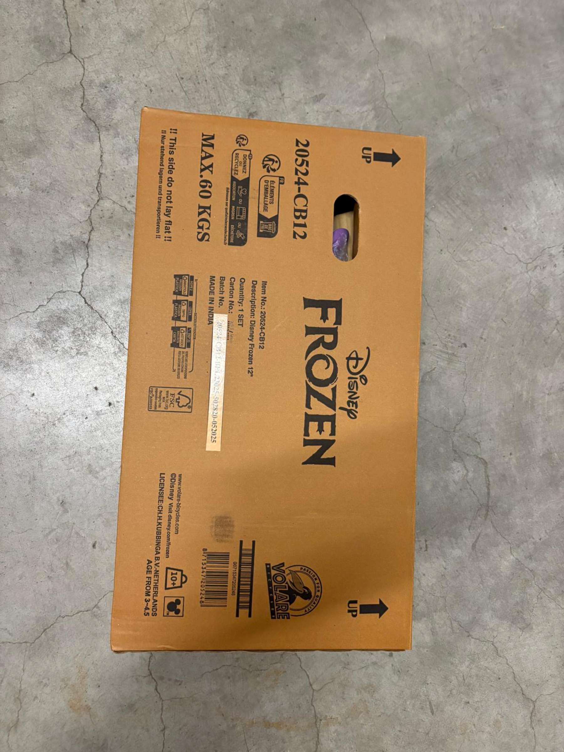 Disney Frozen 2 Kinderfiets – Meisjes – 12 inch – Blauw/Paars Disney Frozen 2 Kinderfiets – Meisjes – 12 inch – Blauw/Paars