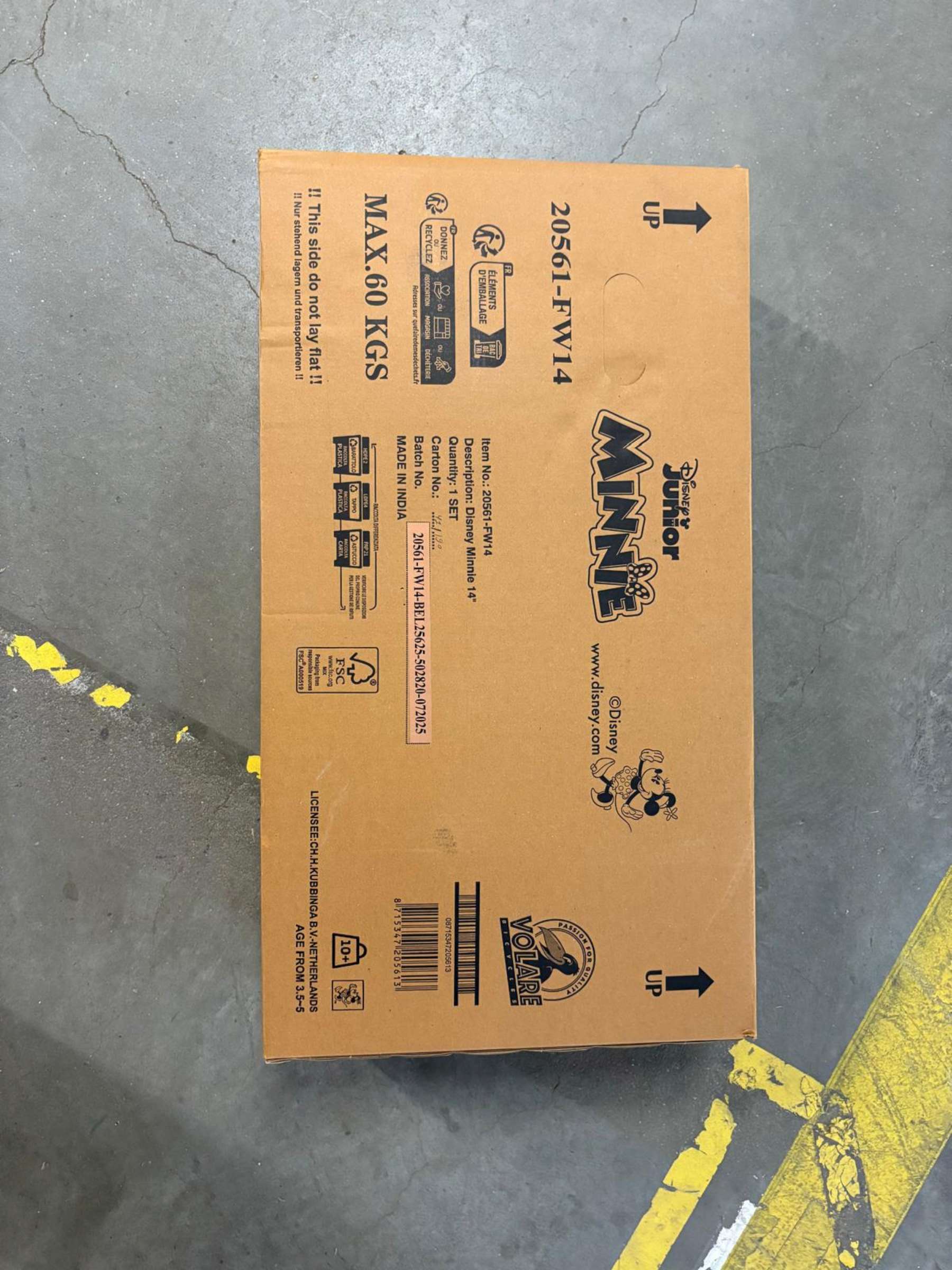 Disney Minnie Kinderfiets – Meisjes – 14 inch – Roze – Twee handremmen Disney Minnie Kinderfiets – Meisjes – 14 inch – Roze – Twee handremmen