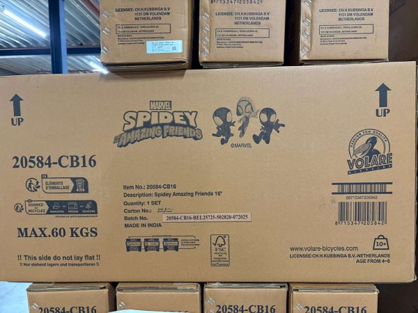 Spidey Kinderfiets – Jongens – 16 inch – Blauw