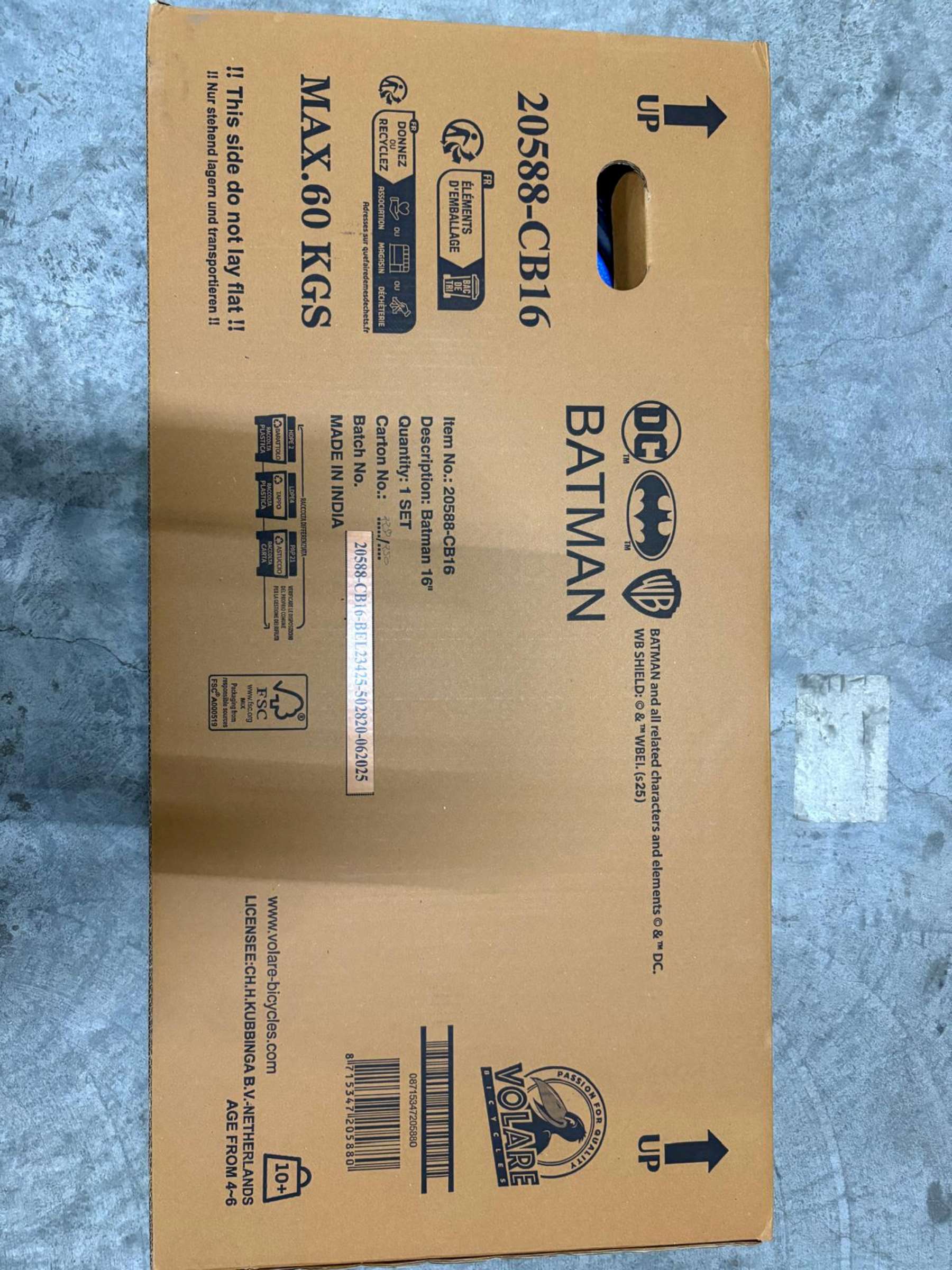 Batman Kinderfiets – Jongens – 16 inch – Zwart Batman Kinderfiets – Jongens – 16 inch – Zwart