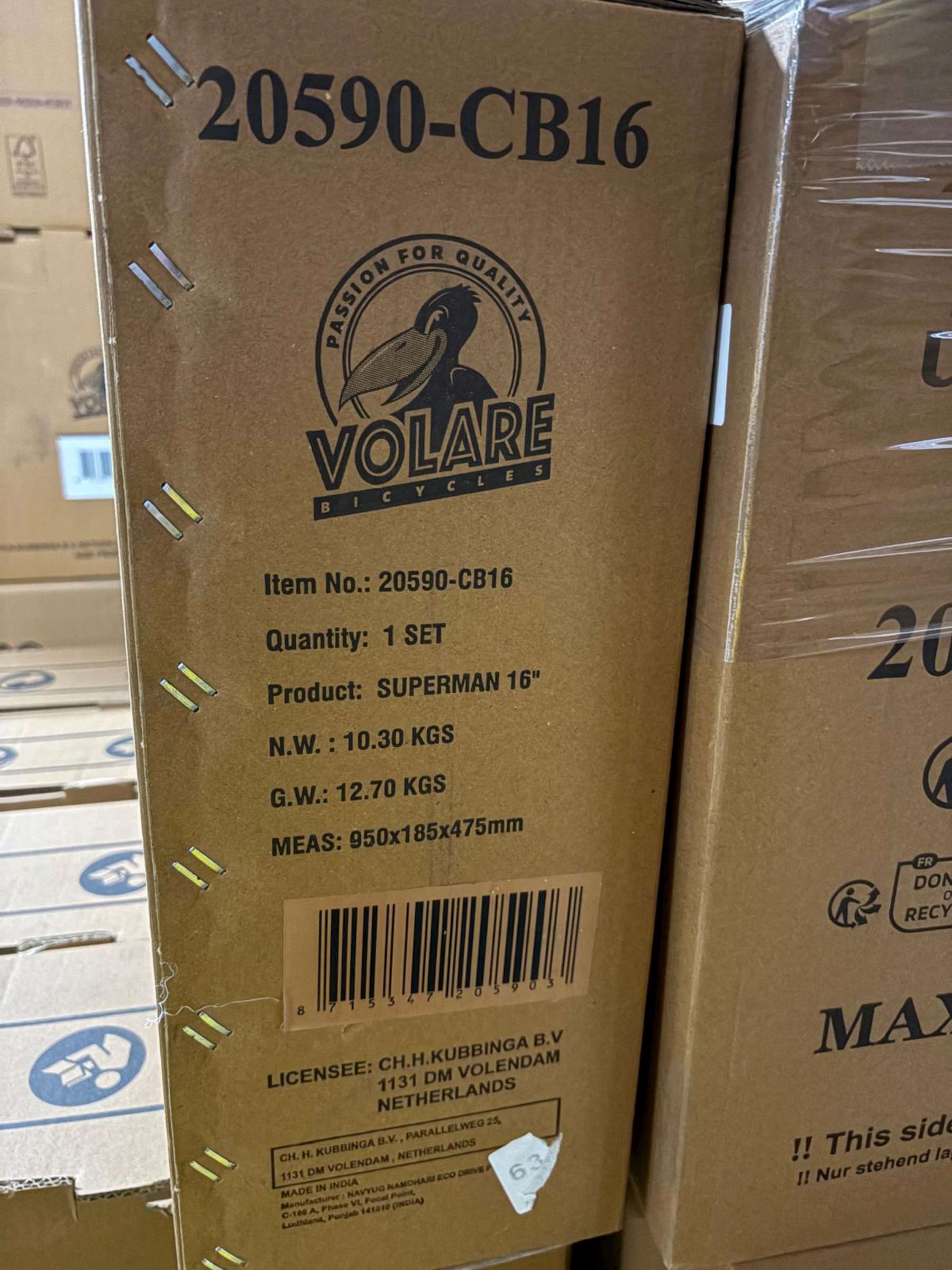 Superman Kinderfiets – Jongens – 16 inch – Blauw Superman Kinderfiets – Jongens – 16 inch – Blauw