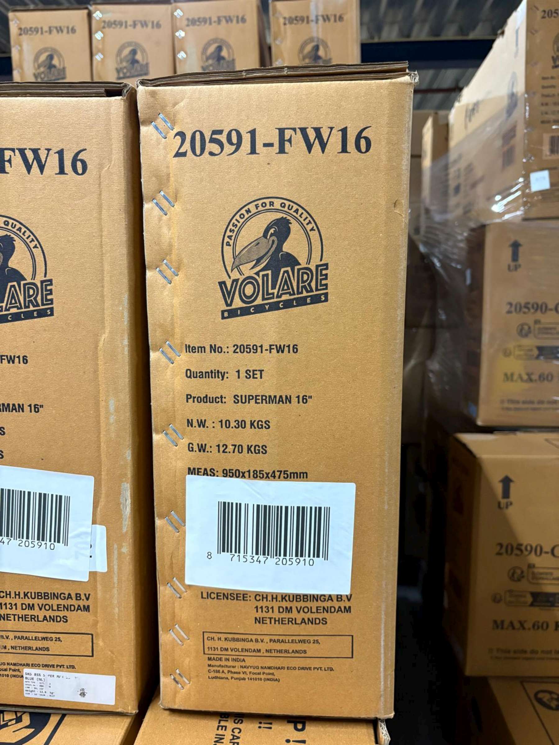 Superman Kinderfiets – Jongens – 16 inch – Blauw – Twee handremmen Superman Kinderfiets – Jongens – 16 inch – Blauw – Twee handremmen