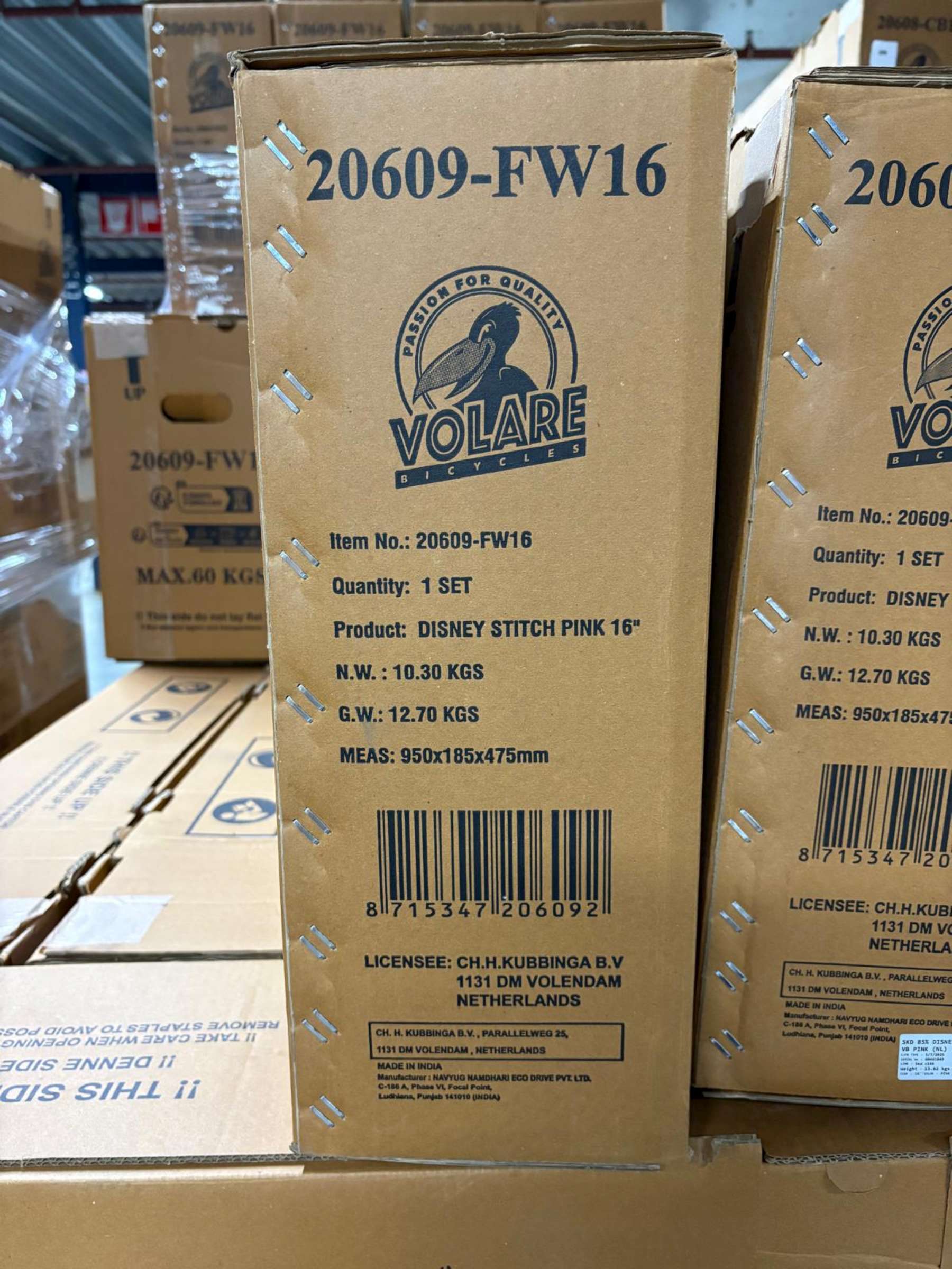 Disney Stitch Kinderfiets – Meisjes – 16 inch – Roze – Twee handremmen Disney Stitch Kinderfiets – Meisjes – 16 inch – Roze – Twee handremmen