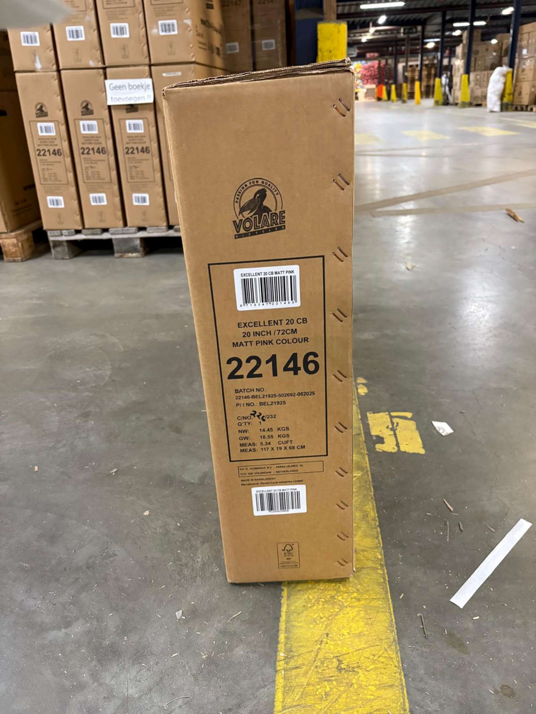 Volare Excellent Kinderfiets – Meisjes – 20 inch – Mat Roze Volare Excellent Kinderfiets – Meisjes – 20 inch – Mat Roze