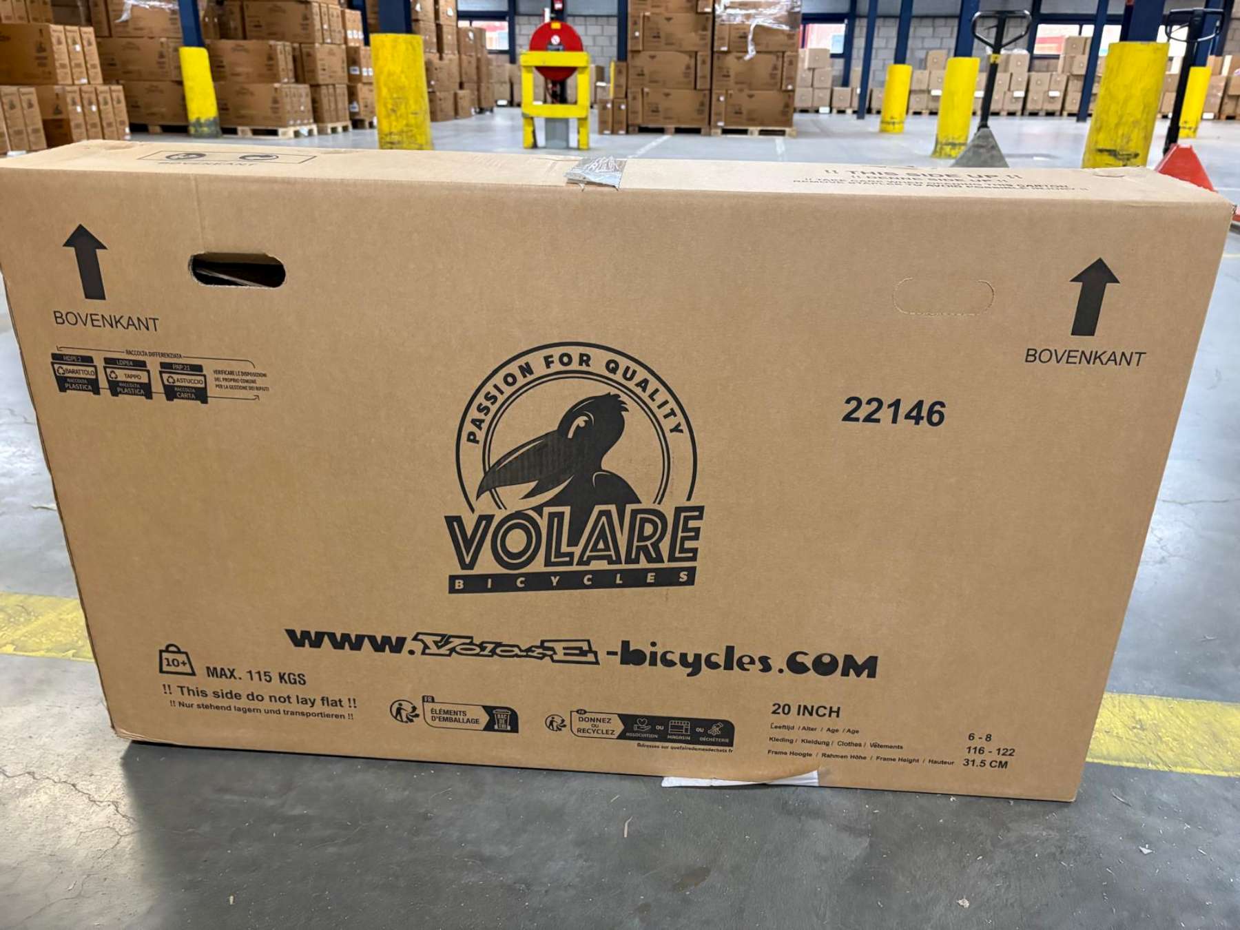 Volare Excellent Kinderfiets – Meisjes – 20 inch – Mat Roze Volare Excellent Kinderfiets – Meisjes – 20 inch – Mat Roze