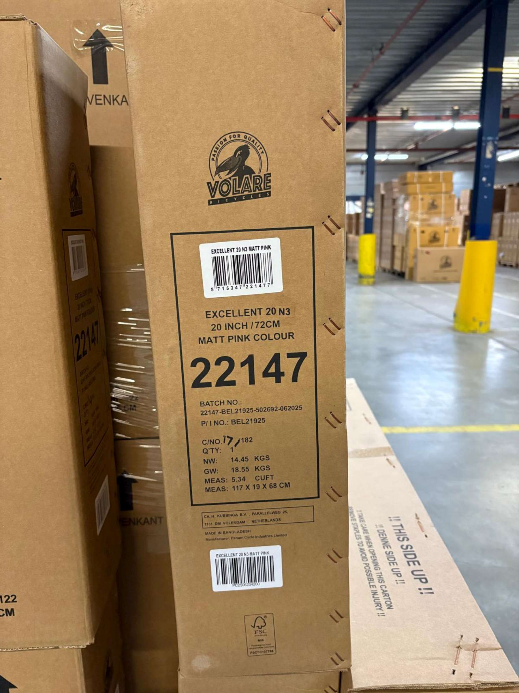 Volare Excellent Kinderfiets – Meisjes – 20 inch – Mat Roze – 3 versnellingen Volare Excellent Kinderfiets – Meisjes – 20 inch – Mat Roze – 3 versnellingen