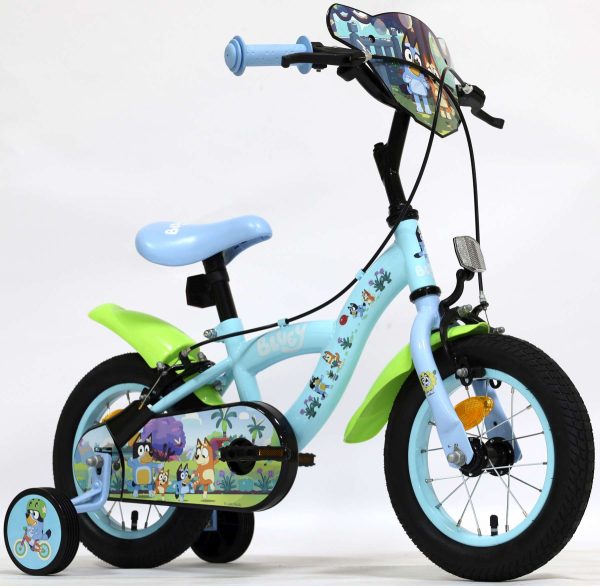 Bluey Kinderfiets 12 inch – Lichtblauw – Twee handremmen
