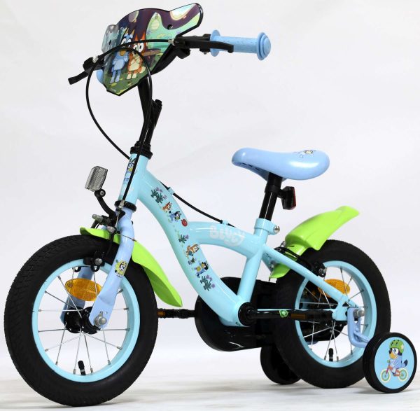 Bluey Kinderfiets 12 inch – Lichtblauw – Twee handremmen