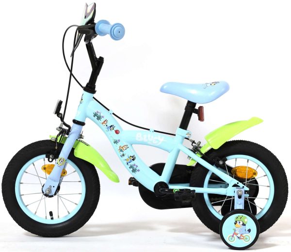 Bluey Kinderfiets 12 inch – Lichtblauw – Twee handremmen