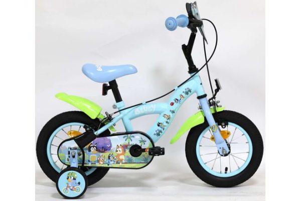Bluey Kinderfiets 12 inch – Lichtblauw – Twee handremmen